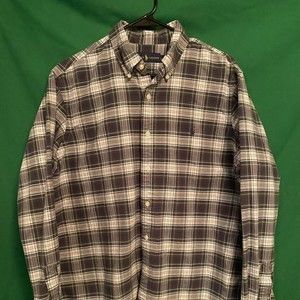 Ralph Lauren, Men's L, Long Sleeve,100% Cotton,  Blue, green, yellow stripe